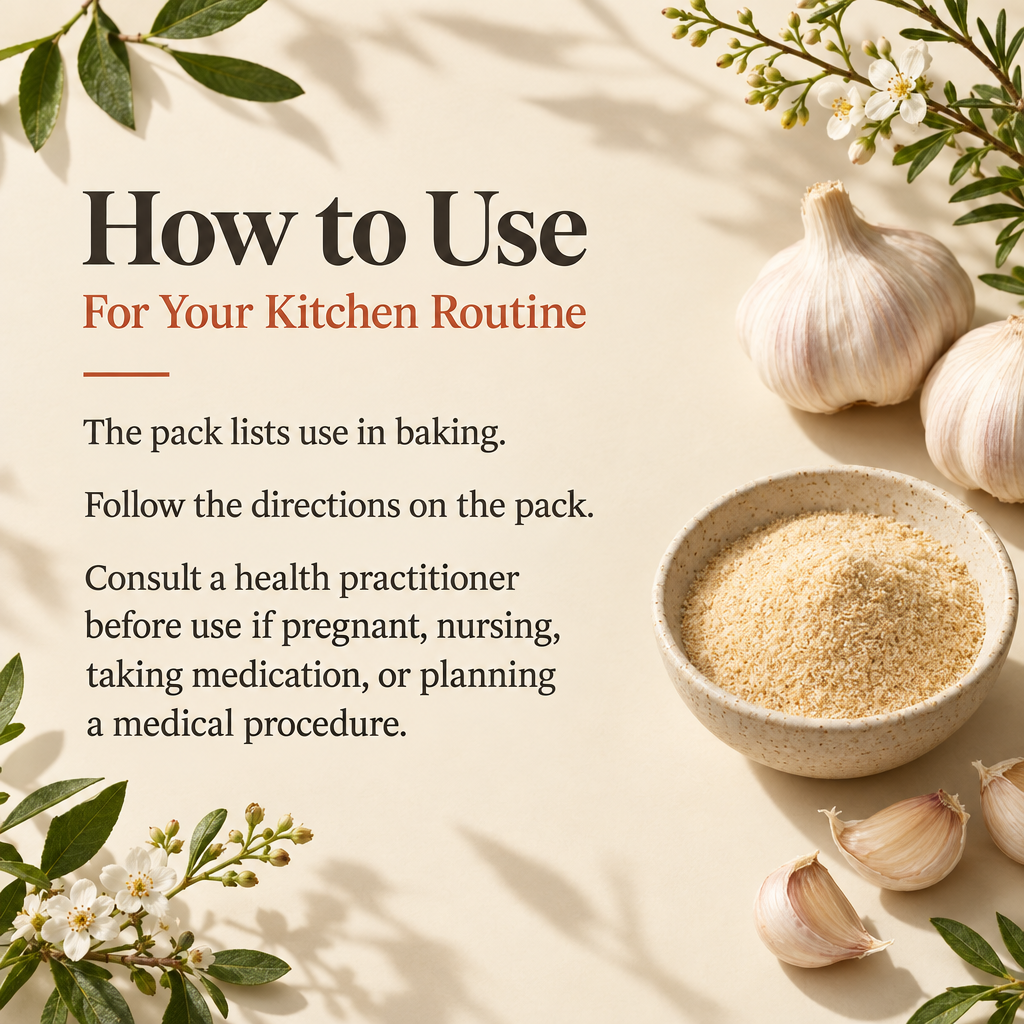 Garlic kitchen routine