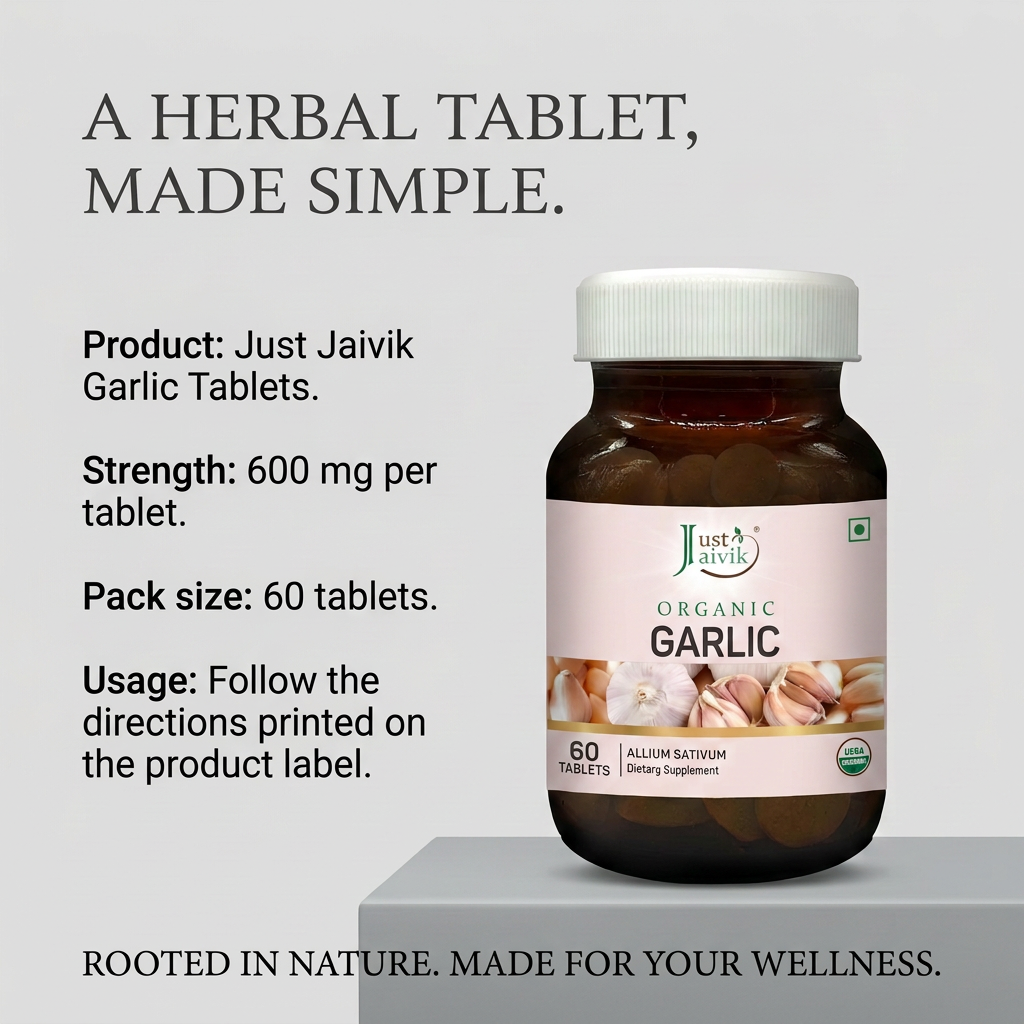 Garlic rebuilt product information card