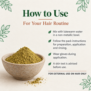 Henna hair routine