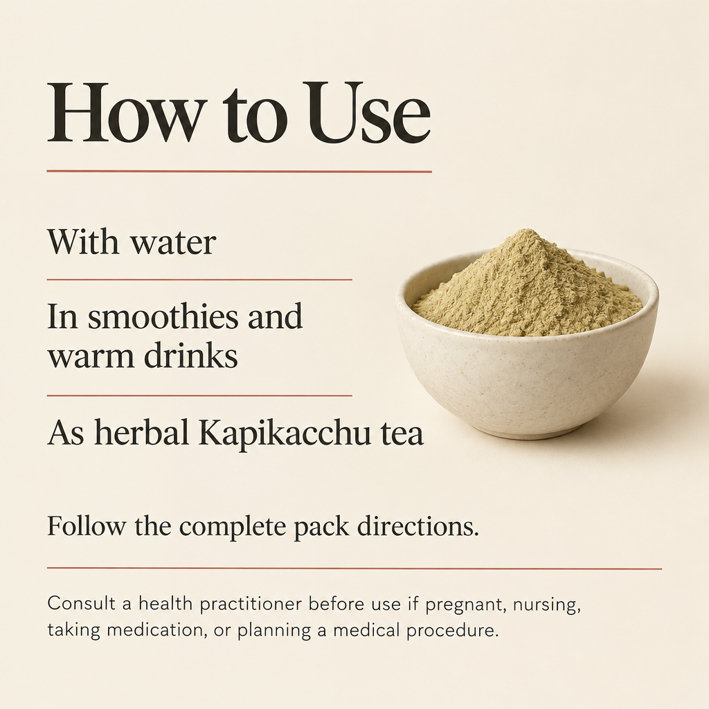 Kapikacchu usage