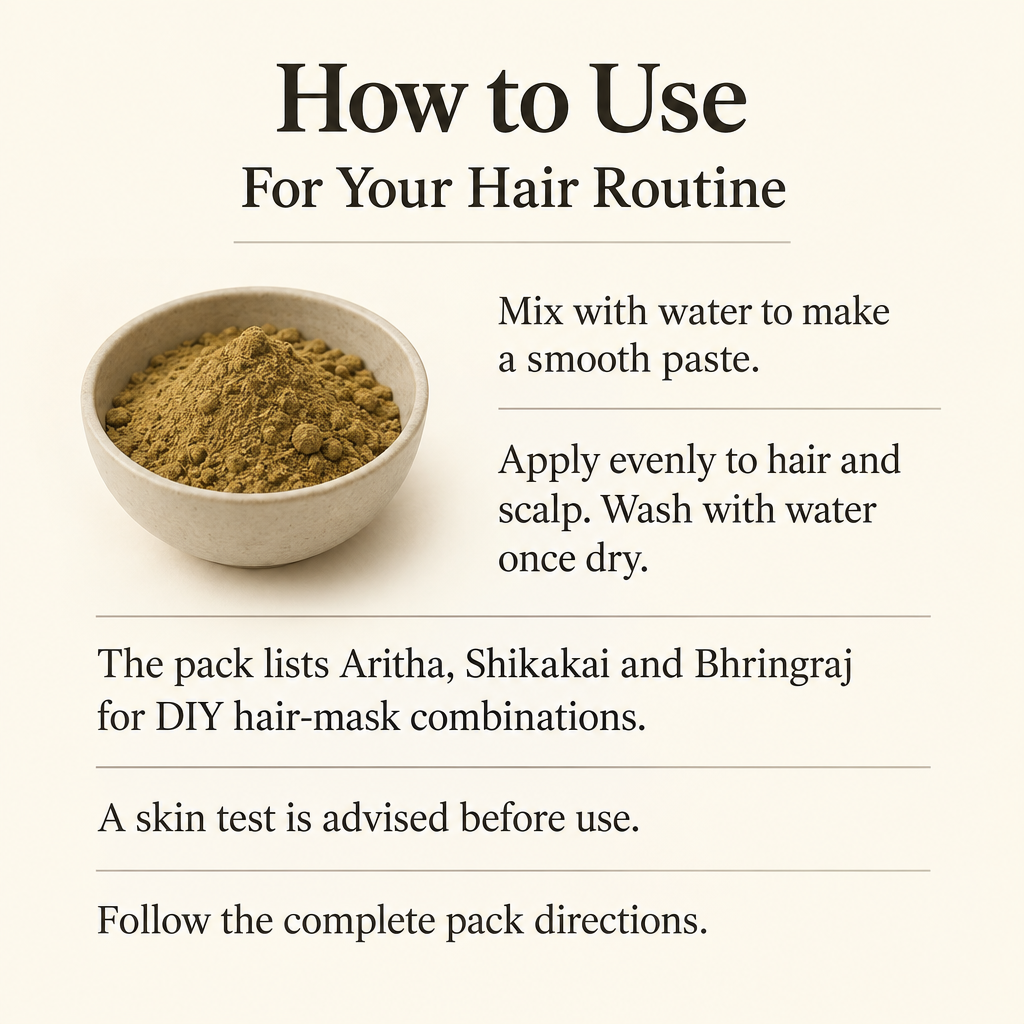 Kapoor Kachli hair routine