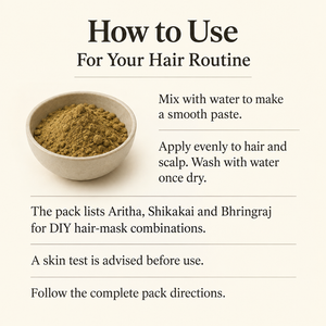 Kapoor Kachli hair routine