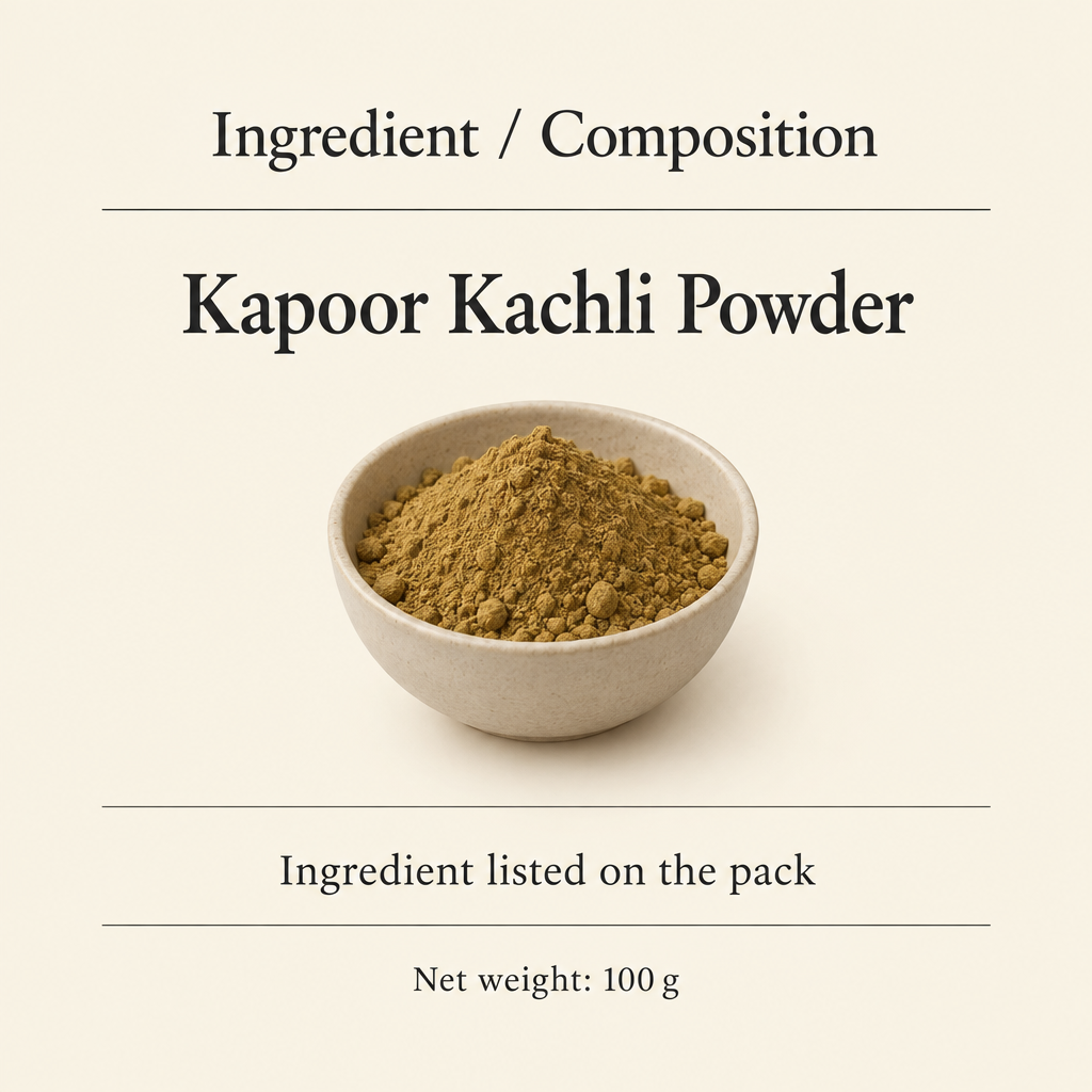 Kapoor Kachli ingredients
