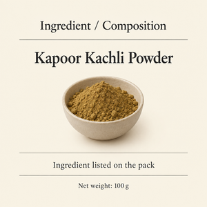 Kapoor Kachli ingredients
