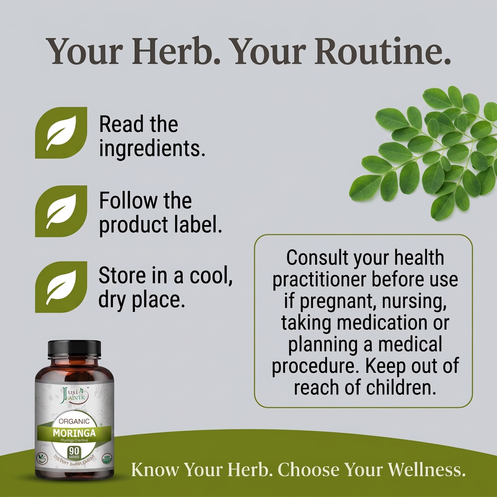 Moringa routine and precautions