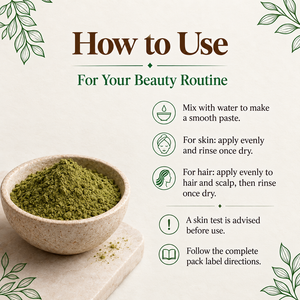 Neem beauty routine and directions