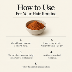Red Kamala hair routine