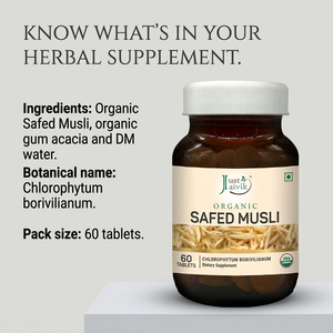 Safed Musli light-grey ingredient card