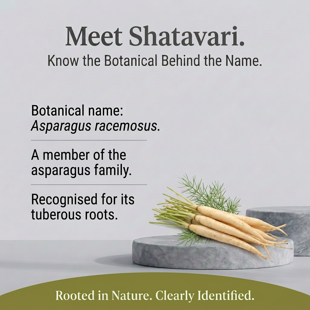 Shatavari herb spotlight with olive footer