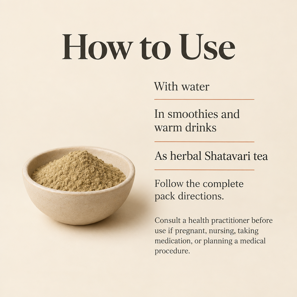 Shatavari usage