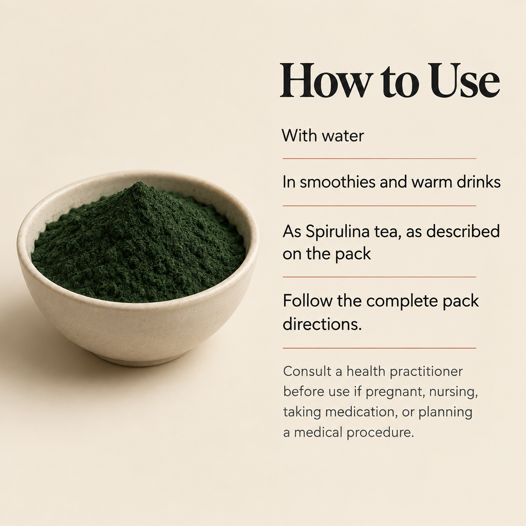 Spirulina usage