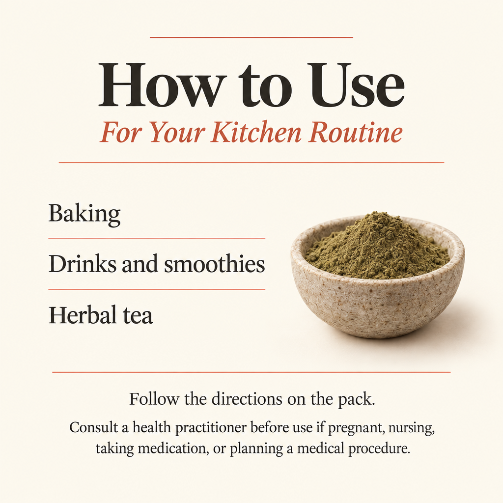 Stevia kitchen routine and directions