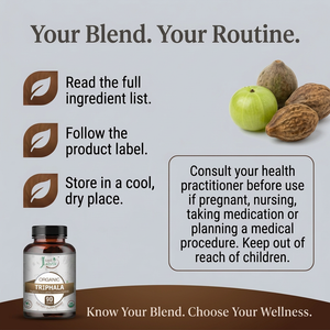 Triphala routine and precautions