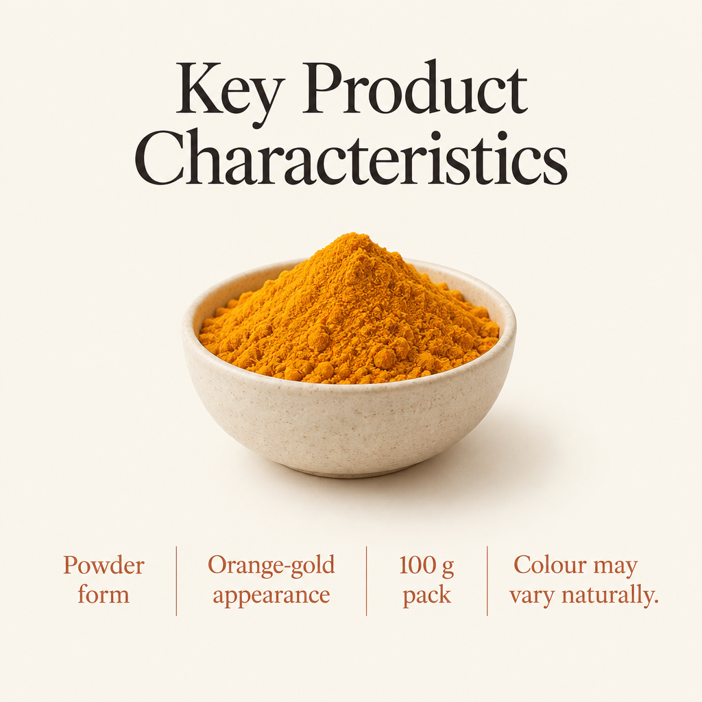 Turmeric characteristics