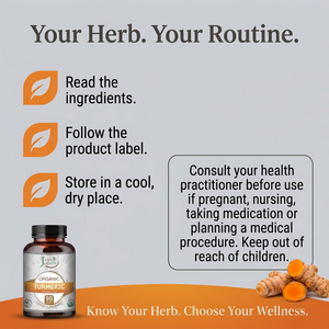 Turmeric routine and precautions