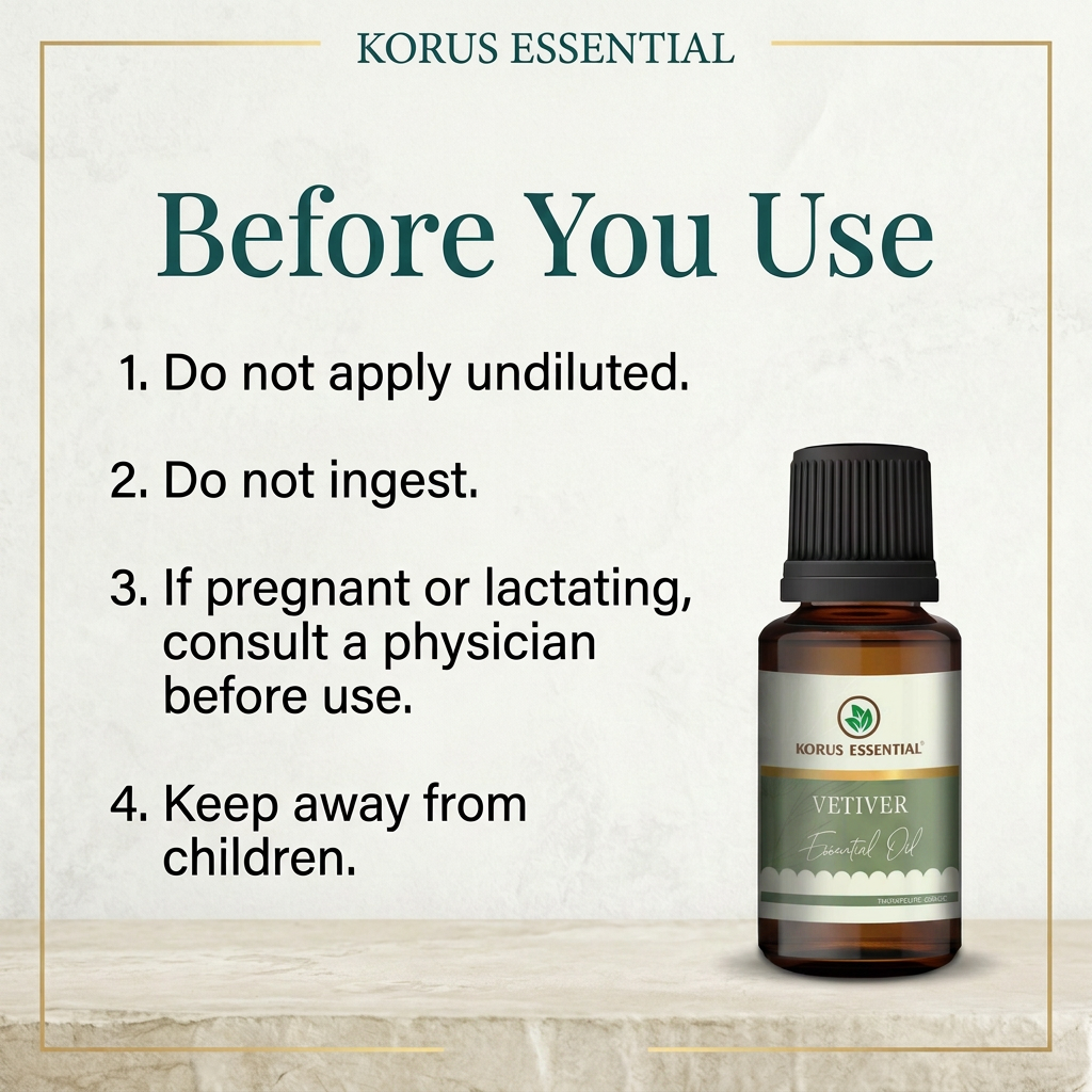 Vetiver precautions