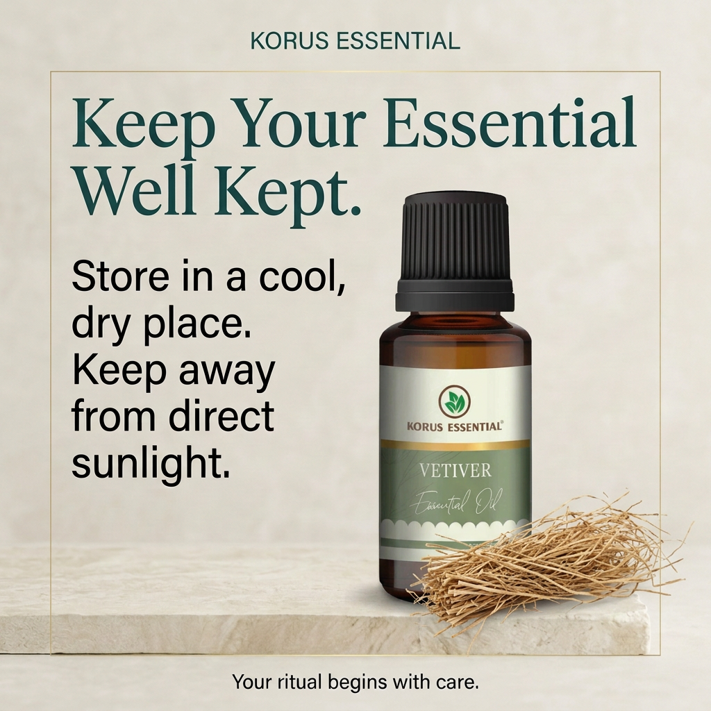 Vetiver storage