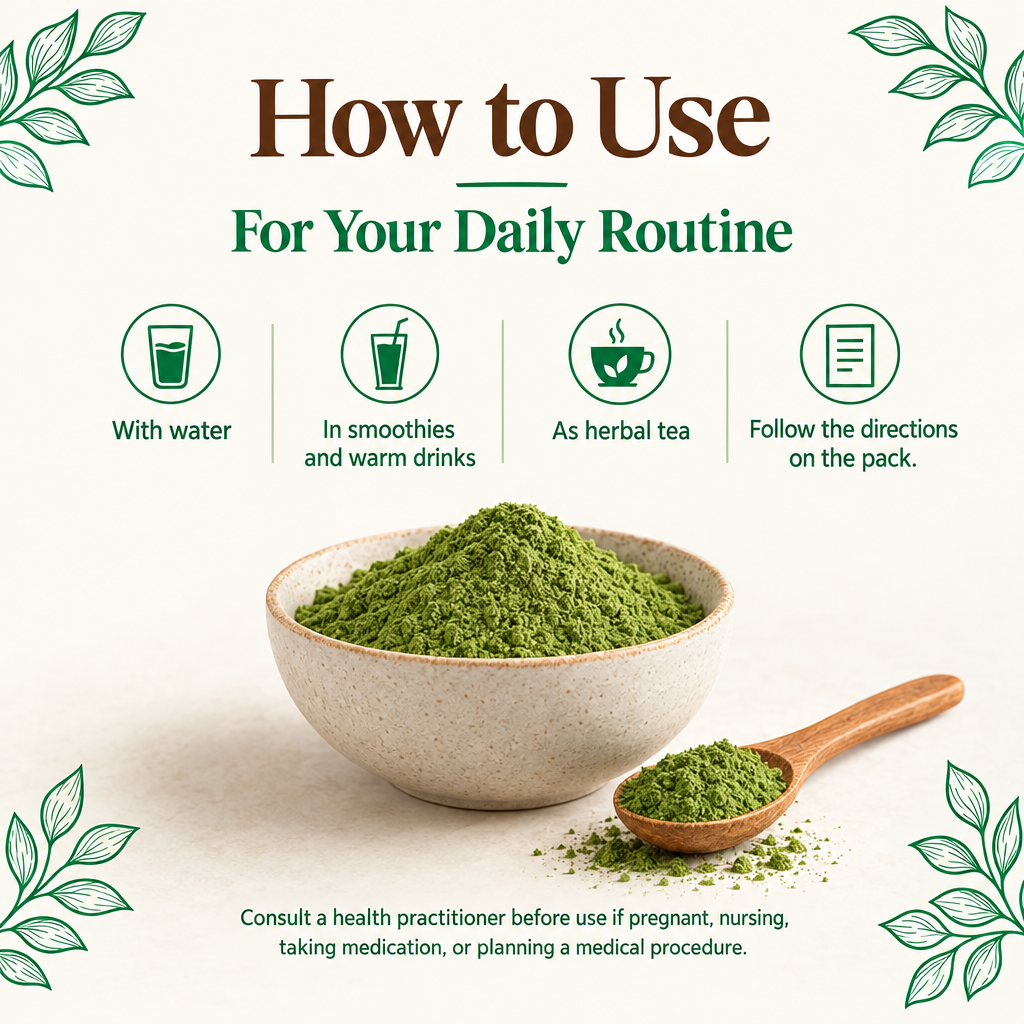 Wheatgrass daily routine