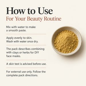 Wild Turmeric beauty routine