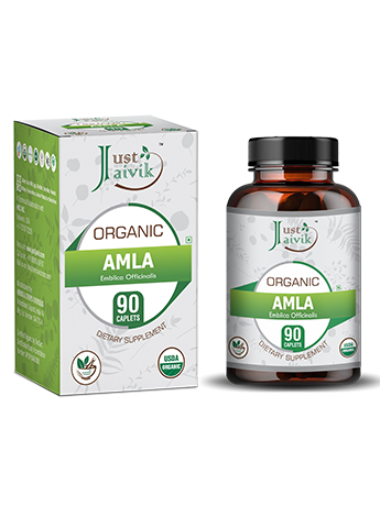 Organic Amla Caplet - 750mg, 90 count