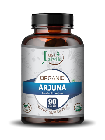 Organic Arjuna Caplet - 750mg, 90 count
