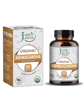 Organic Ashwagandha Caplet - 750mg, 90 count