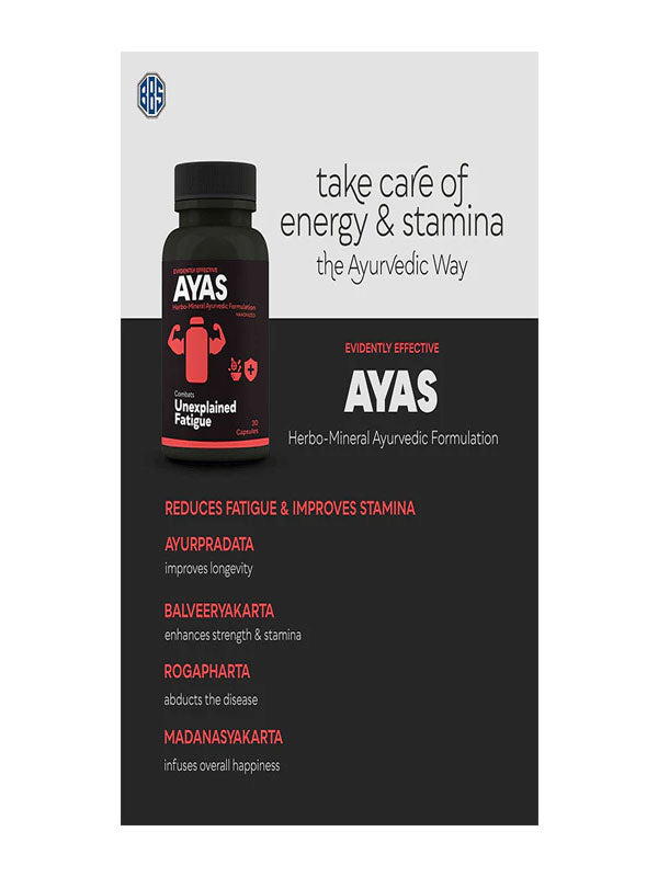 AYAS  30 Capsules By BBS