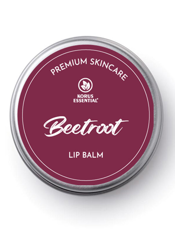 Beetroot Lip Balm with Shea Butter  - 8 grams each | Pack of 2 | Korus Essential