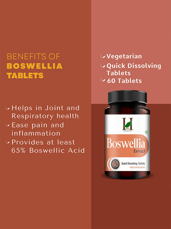 Boswellia Extract Quick Dissolving Tablets - 60 count