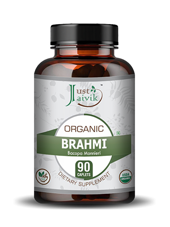 Organic Brahmi Caplet - 750mg, 90 count