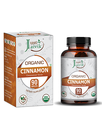 Organic Cinnamon Caplet - 750mg, 90 count