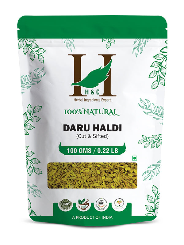 Daru Haldi (Berberine) Cut & Sifted - 100 gm  | Herbal Tea Ingredient