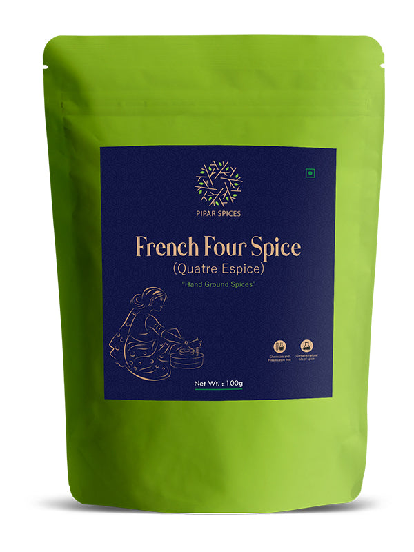 Pipar Spices Quatre Epices (French Four Spice) | Hand Grounded For Rich Aroma And Flavor