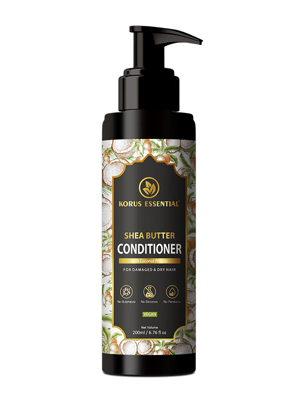 Shea Butter Conditioner with Coconut Protein for Damaged and Dry Hair