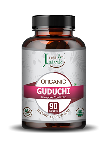 Organic Guduchi (Giloy) Caplet - 750mg, 90 count