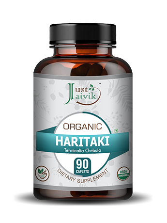 Organic Haritaki Caplet - 750mg, 90 count
