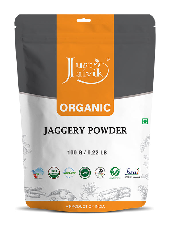 Just Jaivik Organic Jaggery powder - 100gm