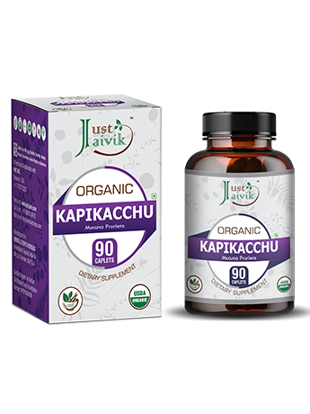 Organic Kapikacchu Caplet - 750mg, 90 count