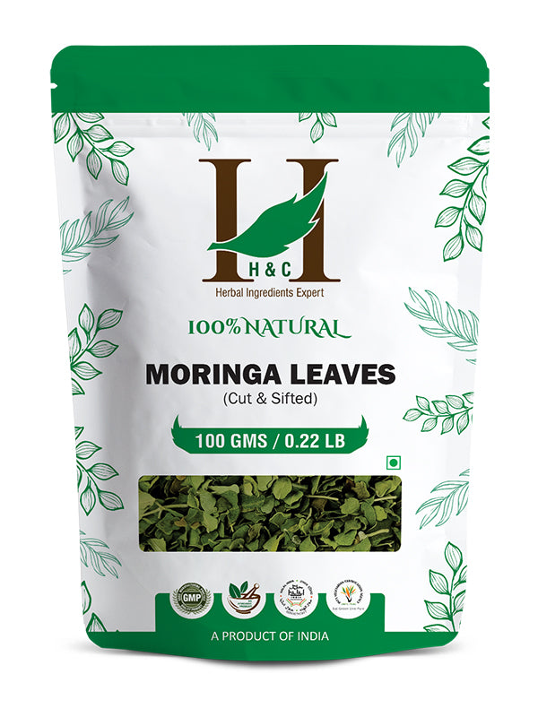 Moringa Leaves Cut & Sifted - 100gm  | Herbal Tea Ingredient