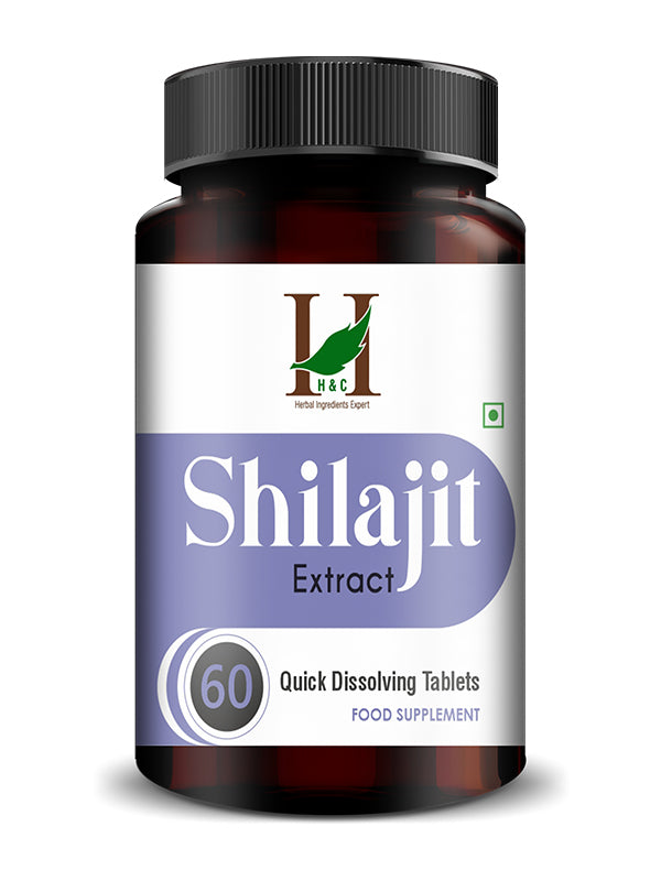 Shilajit Extract Quick Dissolving Tablets - 60 count