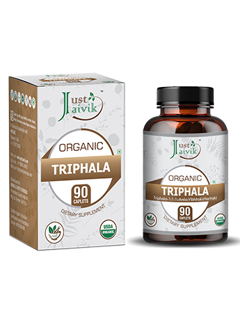Organic Triphala Caplet - 750mg, 90 count