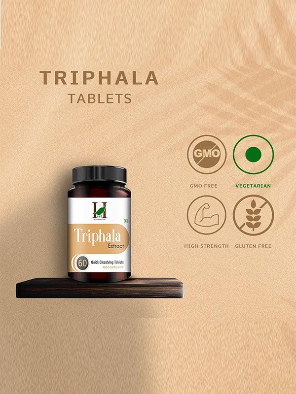 Triphala Extract Quick Dissolving Tablets - 60 count
