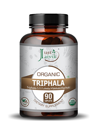 Organic Triphala Caplet - 750mg, 90 count