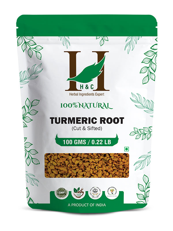 Turmeric Cut & Sifted - 100 gm | Herbal Tea Ingredient