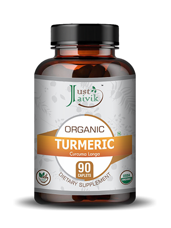 Organic Turmeric Caplet - 750mg, 90 count