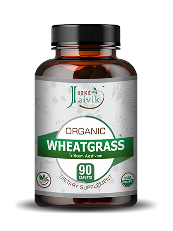 Organic Wheatgrass Caplet - 750mg, 90 count