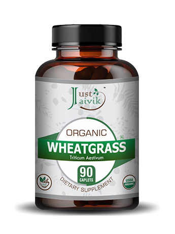 Organic Wheatgrass Caplets - 750 mg, 90 counts